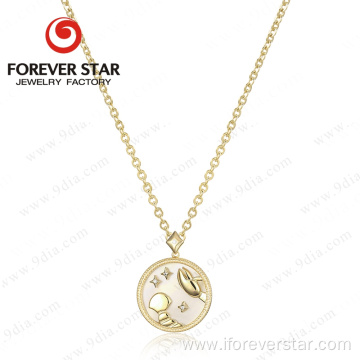 jewelry gold plated zodiac 925 sterling silver